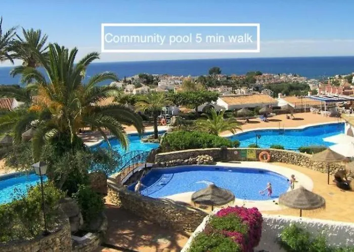 Little Castle Sea&mountain - Vistas Al Mar Y Piscina Privada En Capistrano Village Urbanizacion, * Nerja